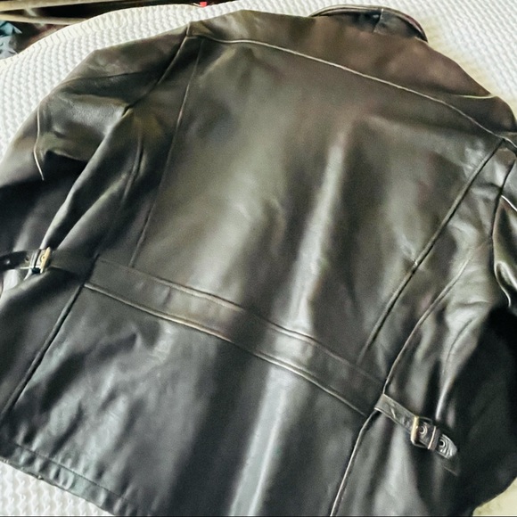 Le Collezioni Structre leather jacket sz. M - Picture 6 of 8